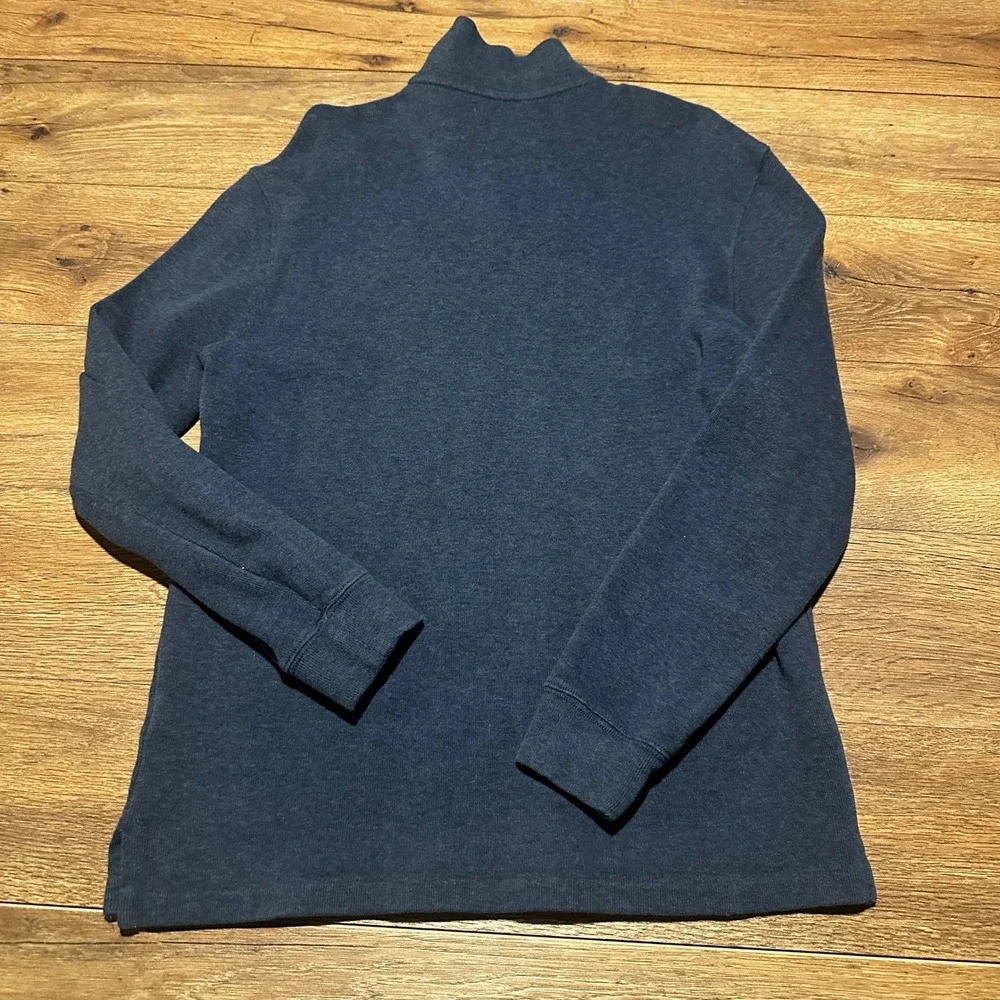 Vintage Polo Ralph Lauren Blue Quarter Zip Pullover Mens M